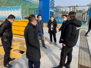 市建設局黨委書記、局長戴健督導檢查公司建筑工地疫情防控工作
