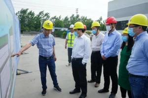 市國資委黨委書記、主任婁顯杰一行調(diào)研建筑工業(yè)化PC構(gòu)件生產(chǎn)基地與